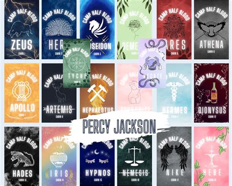 percy jackson greek gods cabins.